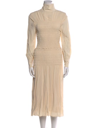 Proenza Schouler Turtleneck Midi Length Dress
