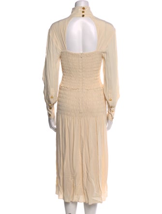 Proenza Schouler Turtleneck Midi Length Dress