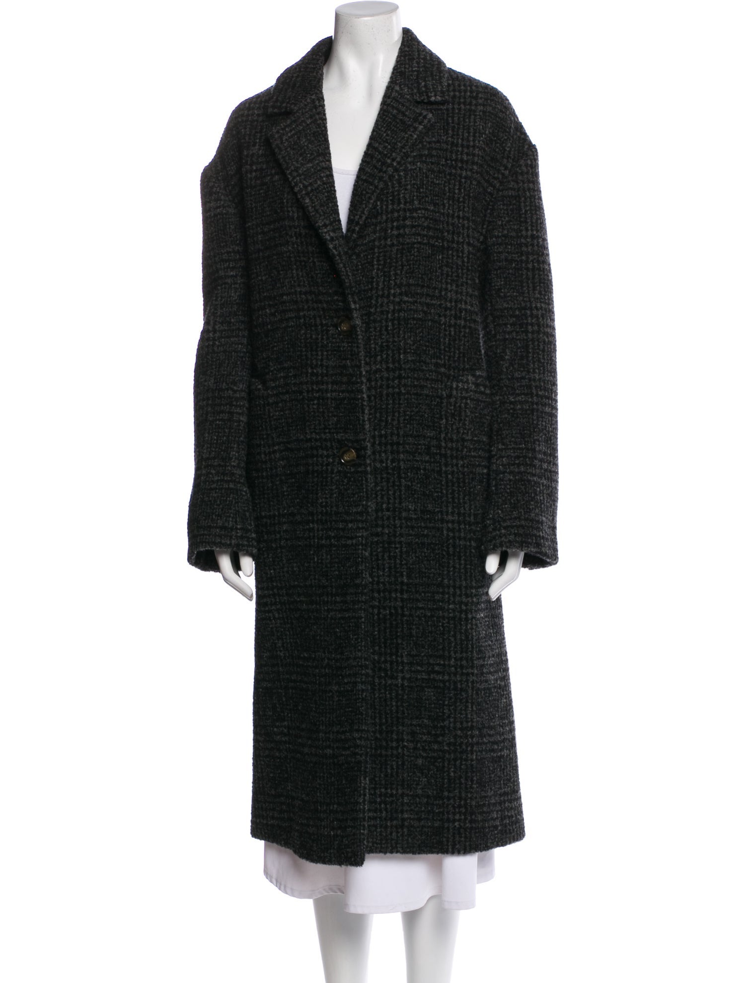 Proenza Schouler Wool Faux Fur Coat