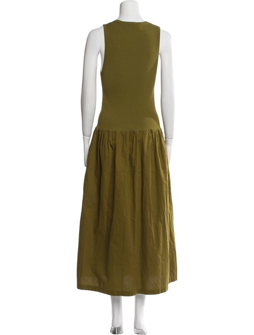 Proenza Schouler Scoop Neck Long Dress