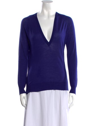 Proenza Schouler Merino Wool V-Neck Top