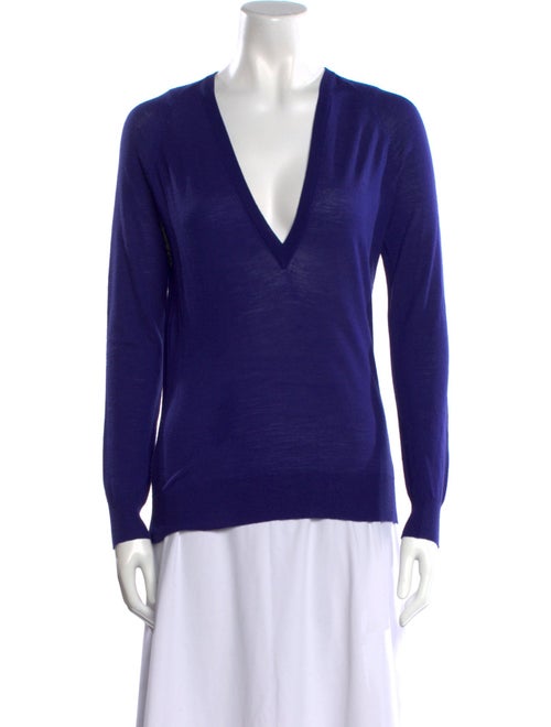 Proenza Schouler Merino Wool V-Neck Top
