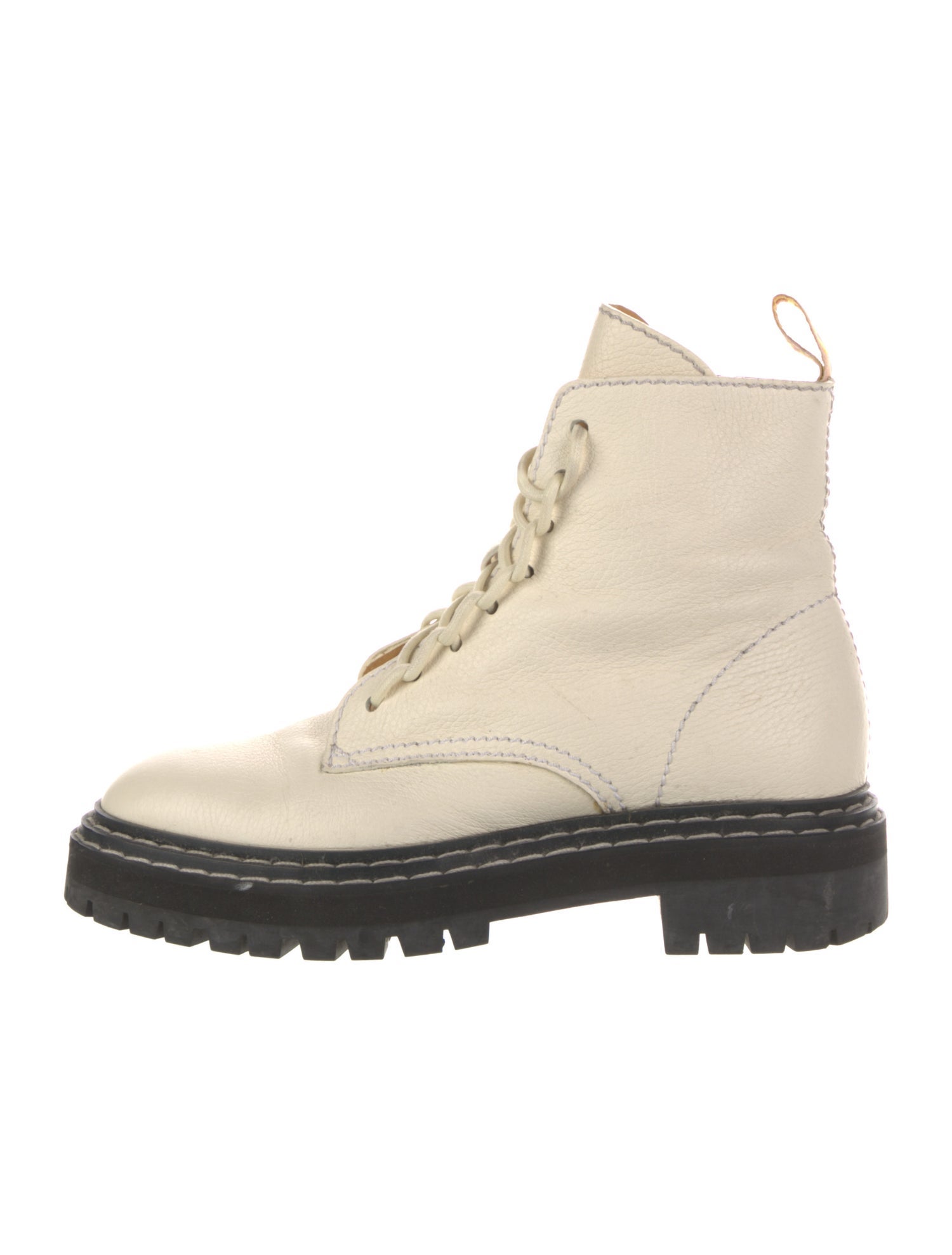 Proenza Schouler Leather Combat Boots