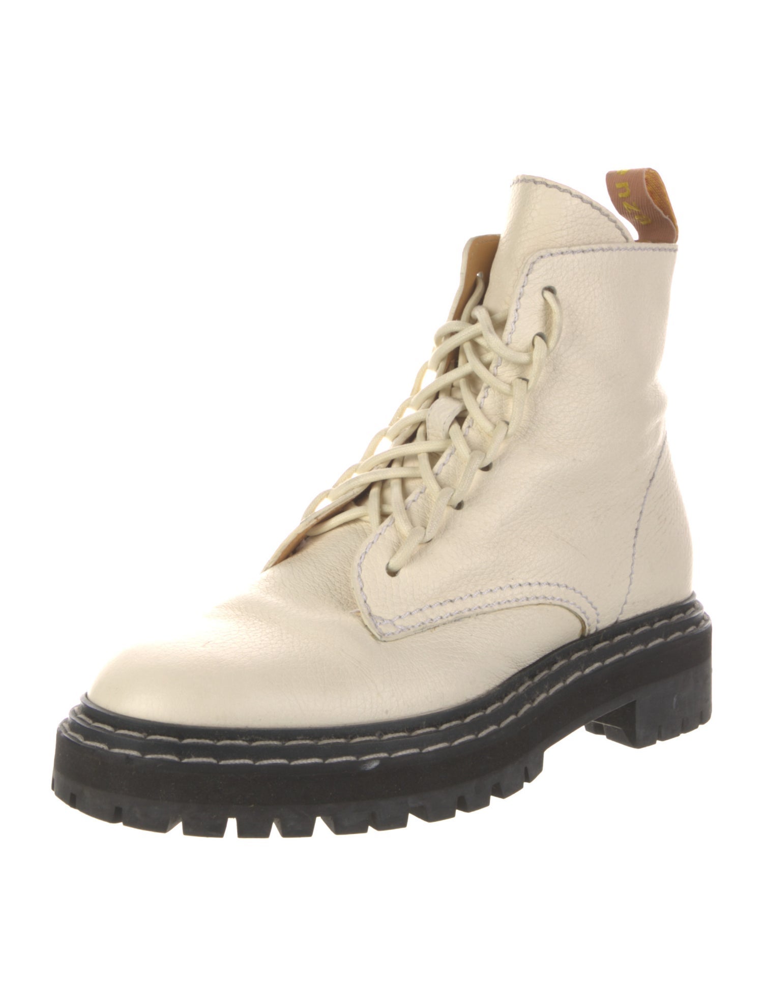 Proenza Schouler Leather Combat Boots