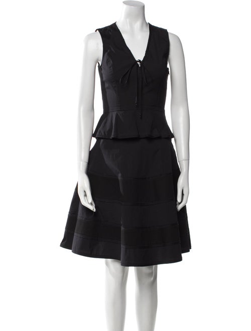 Proenza Schouler V-Neck Knee-Length Dress