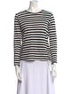 Proenza Schouler Striped Crew Neck Top