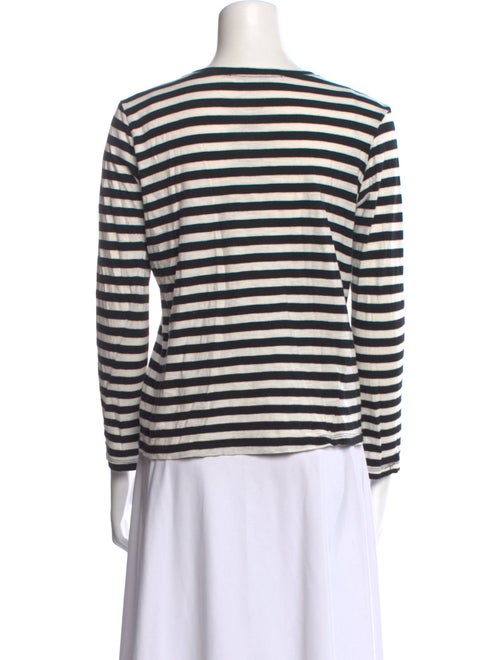 Proenza Schouler Striped Crew Neck Top