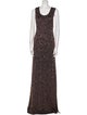 Proenza Schouler Scoop Neck Long Dress