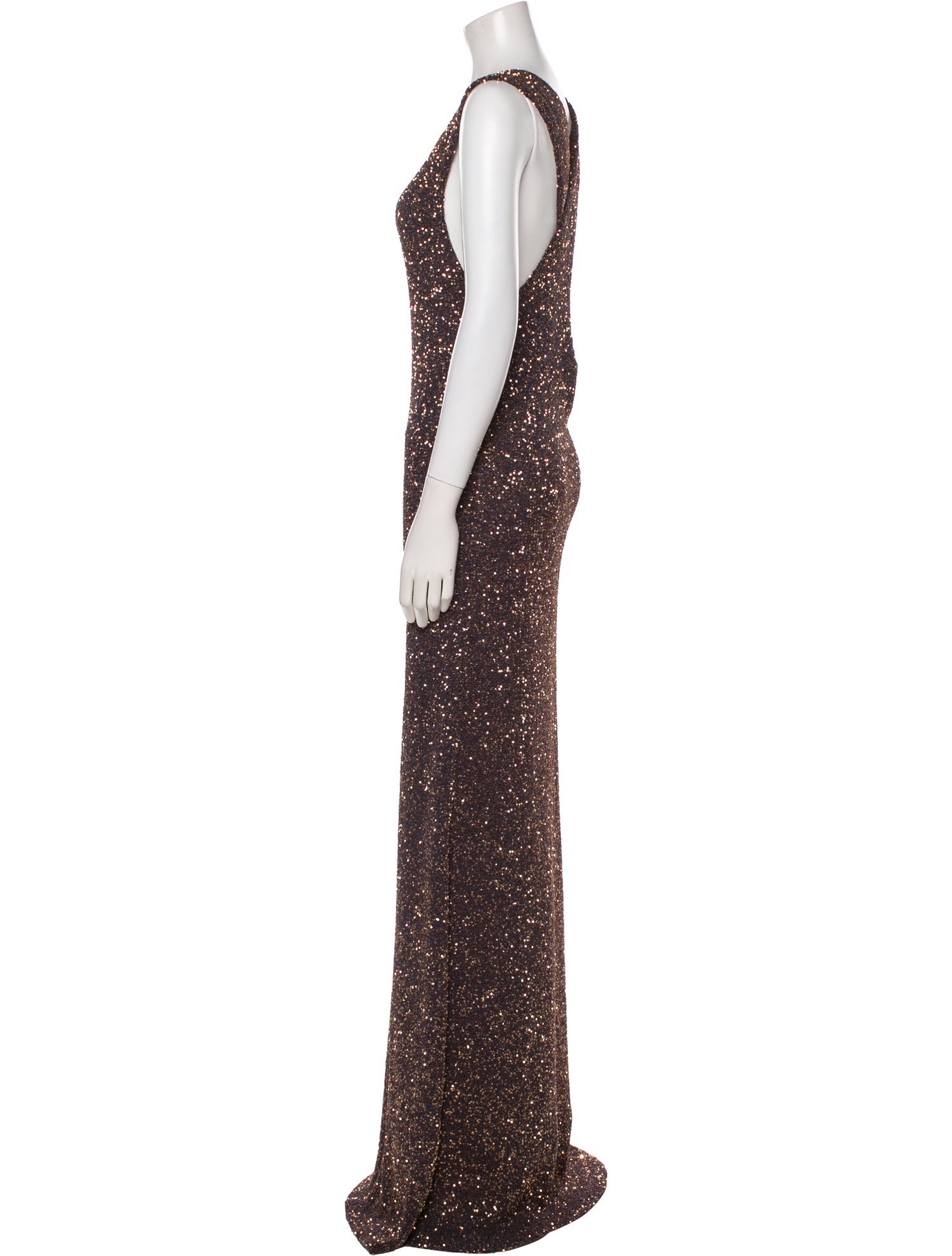 Proenza Schouler Scoop Neck Long Dress