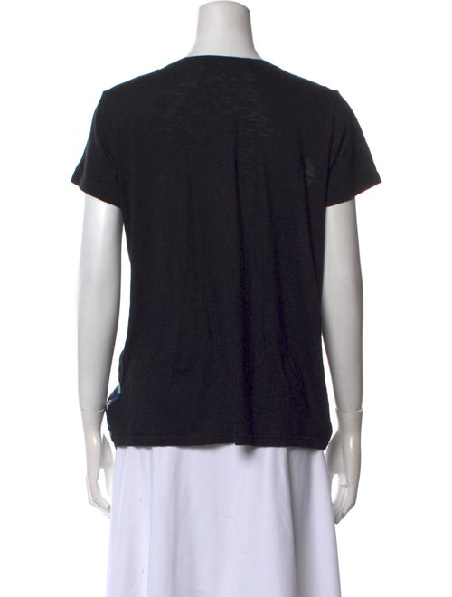 Proenza Schouler Silk Printed T-Shirt