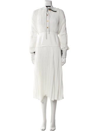 Proenza Schouler Mock Neck Long Dress