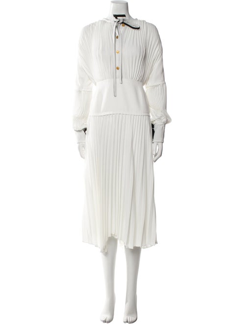 Proenza Schouler Mock Neck Long Dress