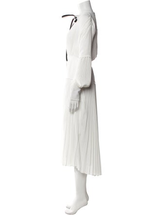 Proenza Schouler Mock Neck Long Dress