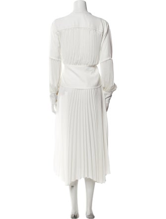 Proenza Schouler Mock Neck Long Dress