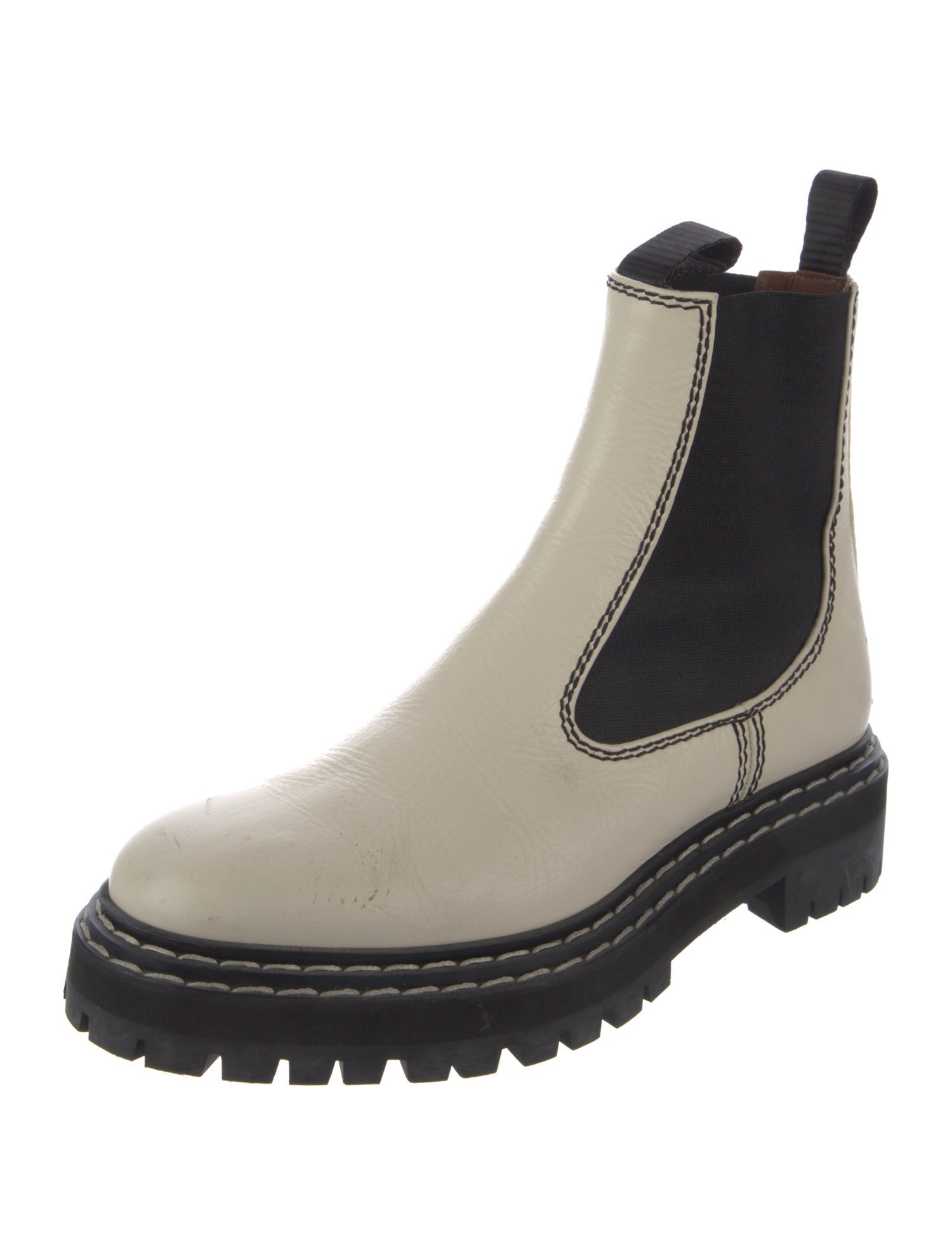 Proenza Schouler Leather Chelsea Boots