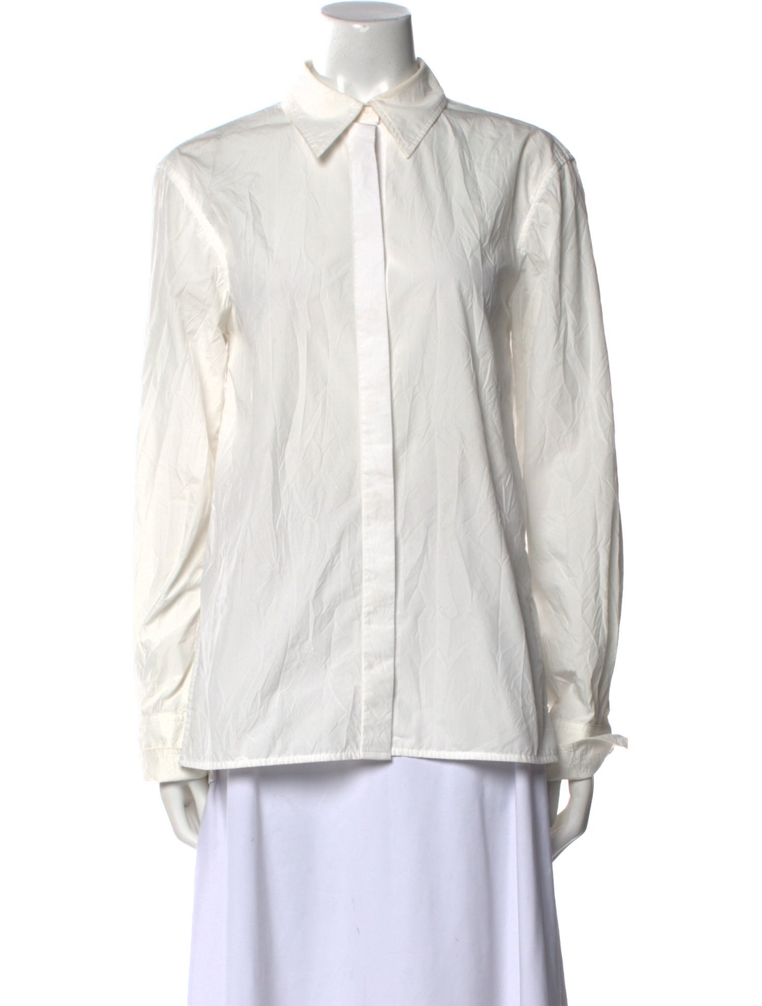 Proenza Schouler Long Sleeve Button-Up Top