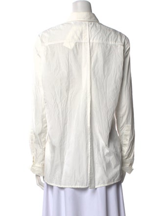 Proenza Schouler Long Sleeve Button-Up Top