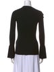 Proenza Schouler Silk Crew Neck Top