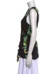 Proenza Schouler Silk Floral Print Blouse