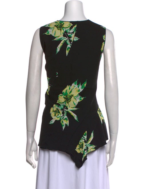 Proenza Schouler Silk Floral Print Blouse