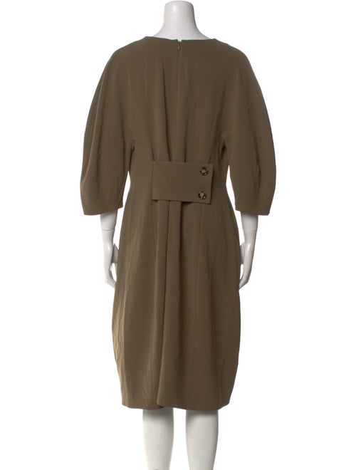 Proenza Schouler V-Neck Midi Length Dress