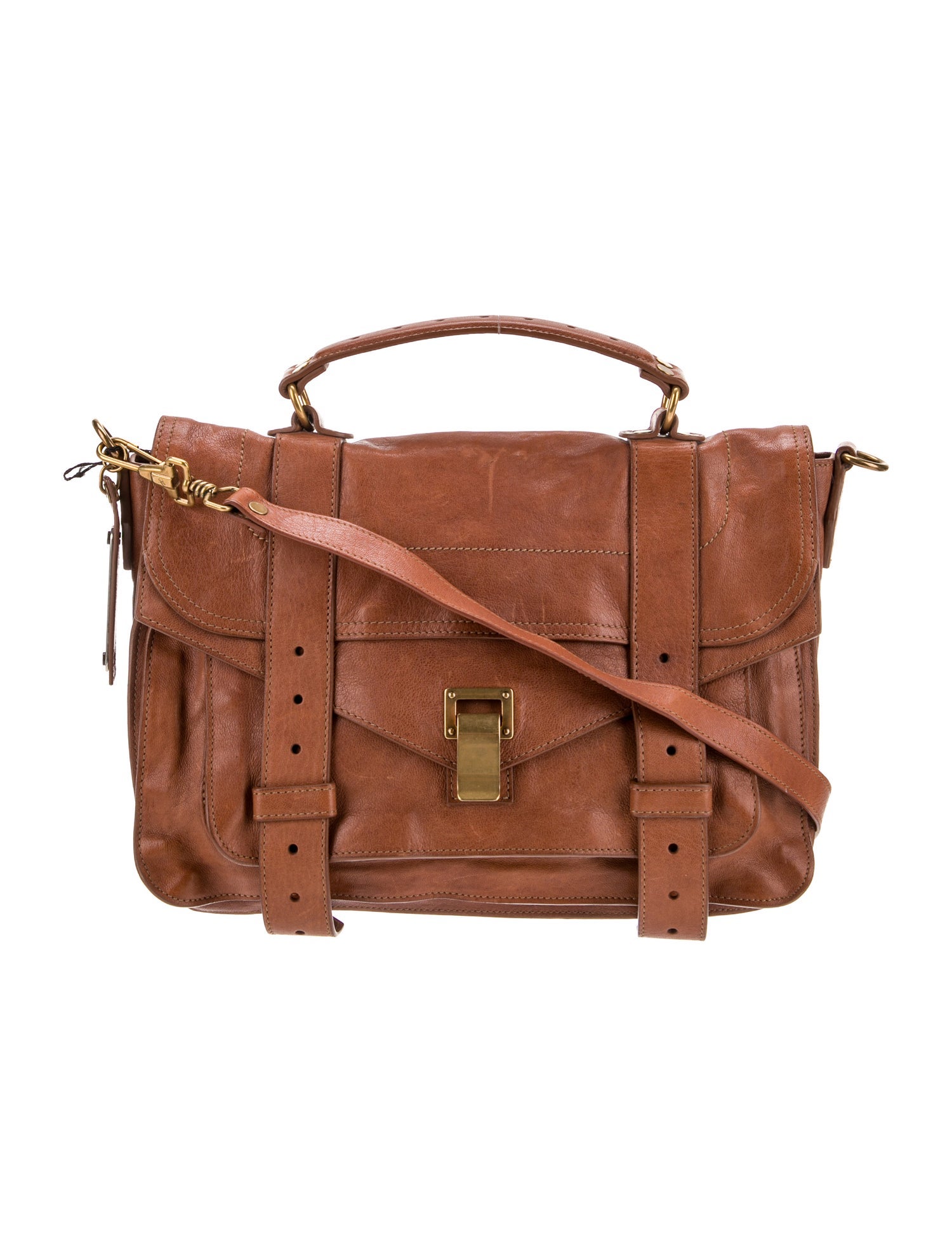 Proenza Schouler Leather Messenger Bag