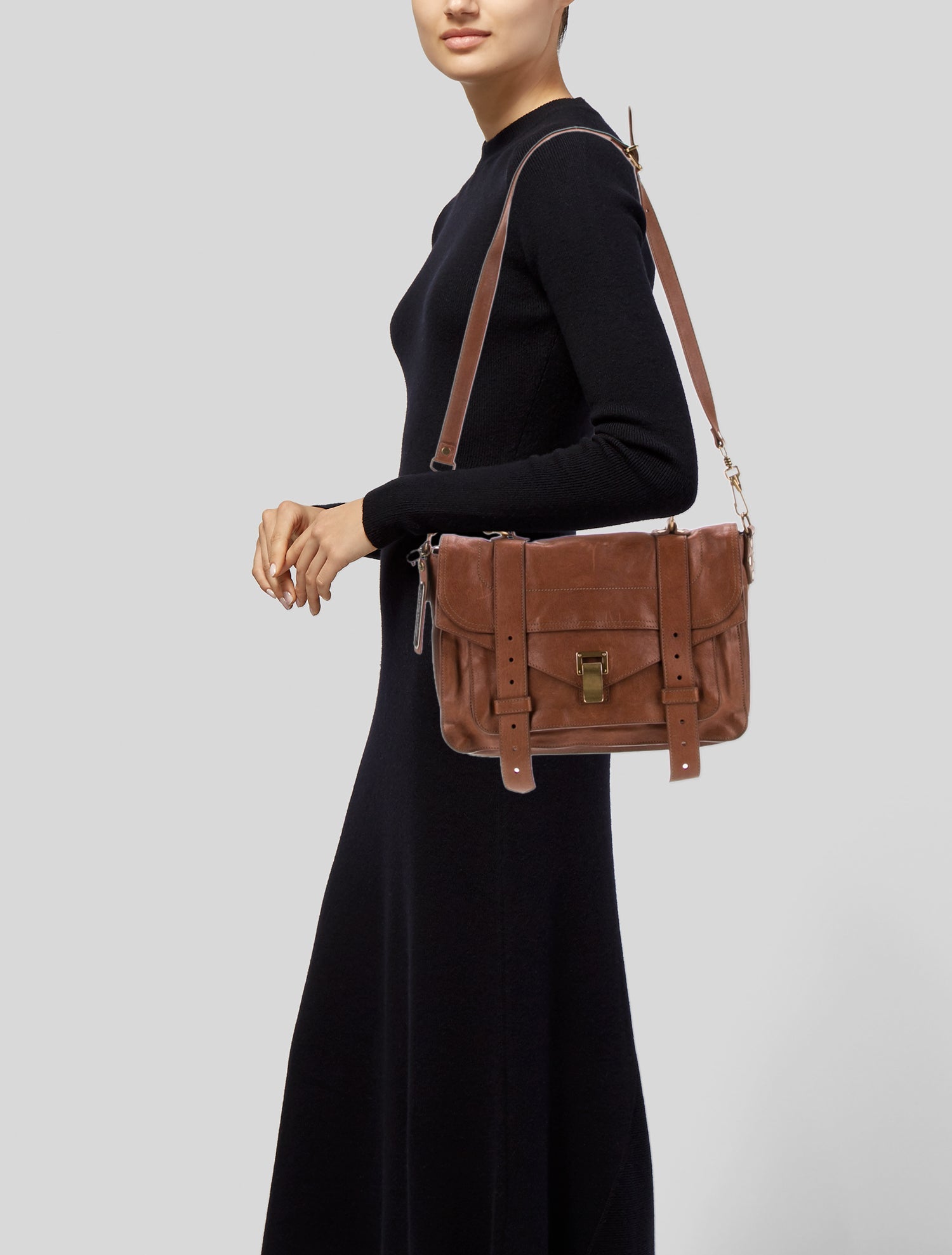 Proenza Schouler Leather Messenger Bag