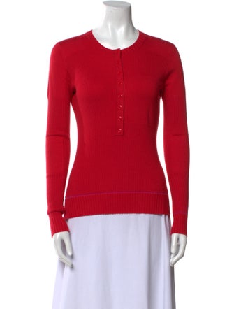 Proenza Schouler Silk Crew Neck Top