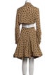 Proenza Schouler Polka Dot Print Midi Length Dress