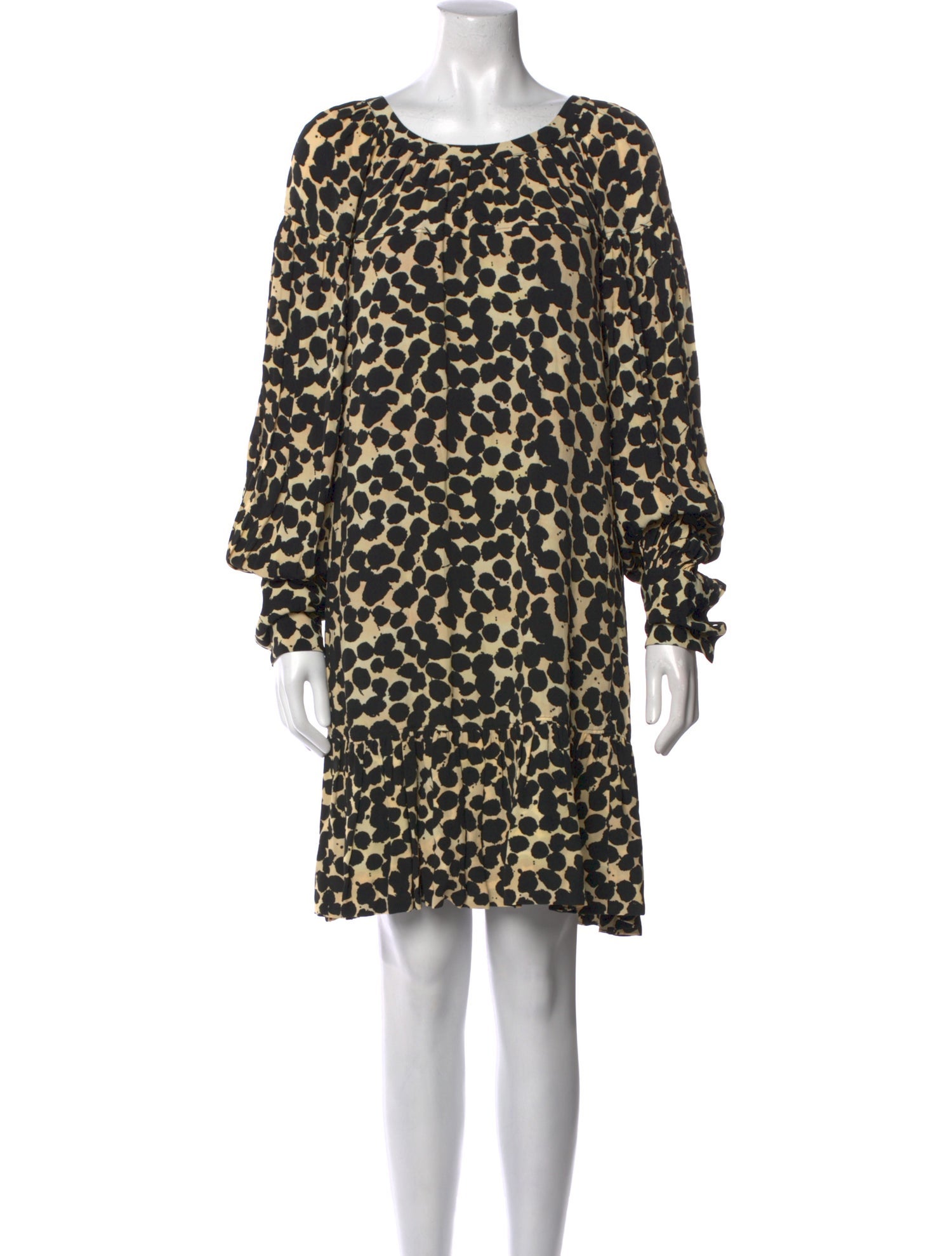Proenza Schouler Animal Print Mini Dress
