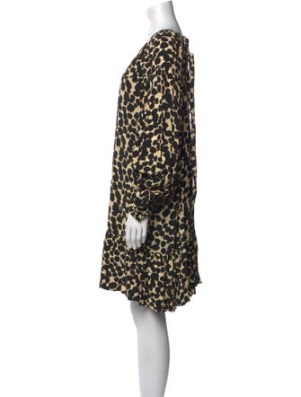 Proenza Schouler Animal Print Mini Dress