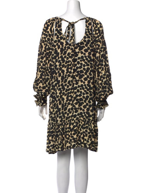 Proenza Schouler Animal Print Mini Dress
