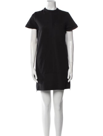 Proenza Schouler Mock Neck Mini Dress