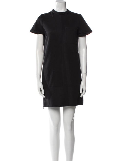 Proenza Schouler Mock Neck Mini Dress