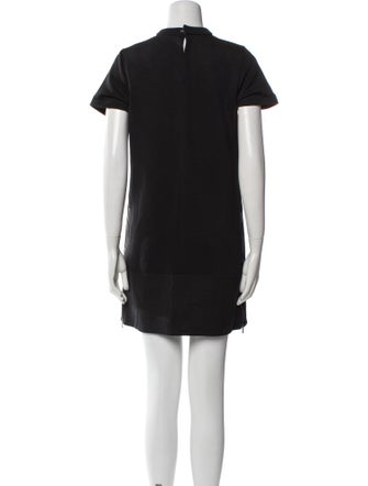 Proenza Schouler Mock Neck Mini Dress