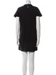 Proenza Schouler Mock Neck Mini Dress