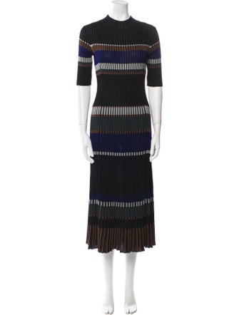 Proenza Schouler Striped Long Dress