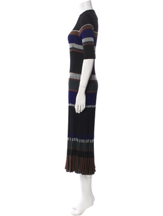 Proenza Schouler Striped Long Dress