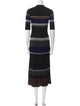 Proenza Schouler Striped Long Dress