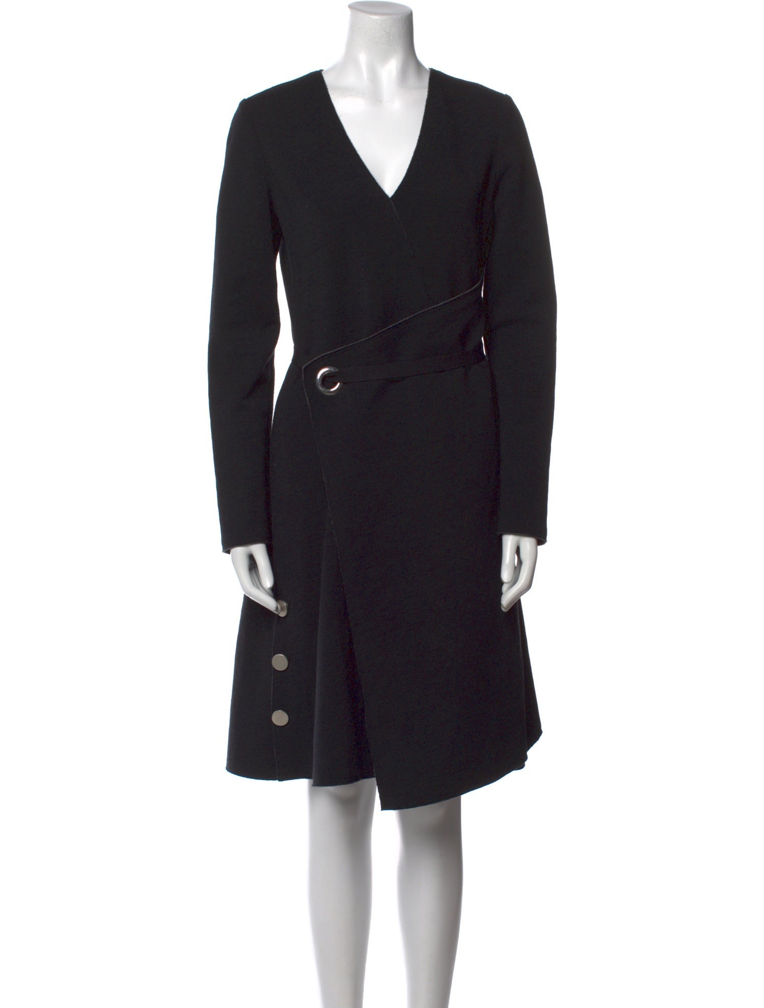 Proenza Schouler V-Neck Knee-Length Dress