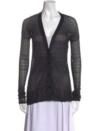 Proenza Schouler Silk V-Neck Top