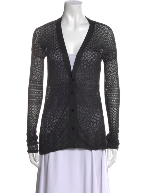 Proenza Schouler Silk V-Neck Top