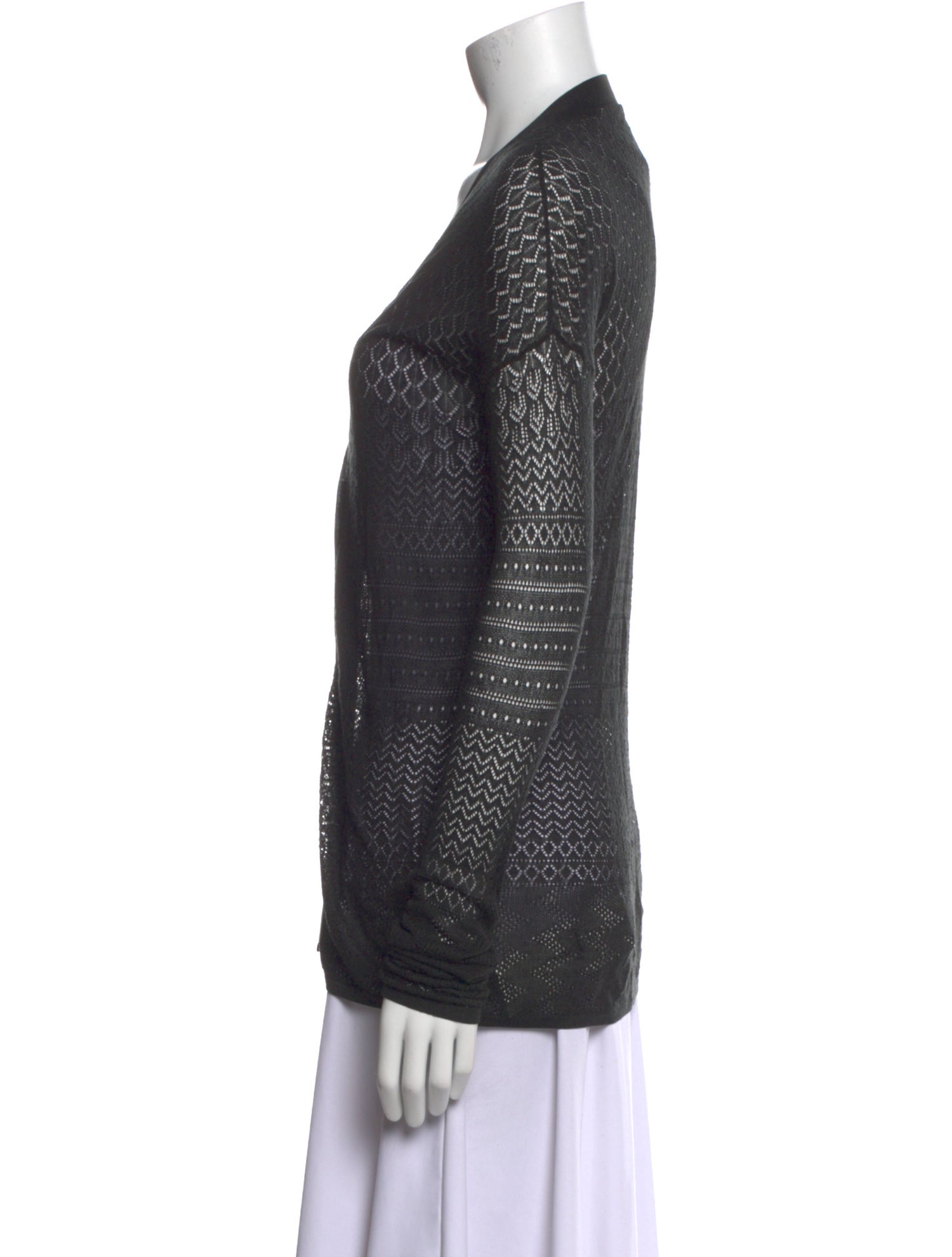 Proenza Schouler Silk V-Neck Top