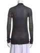 Proenza Schouler Silk V-Neck Top