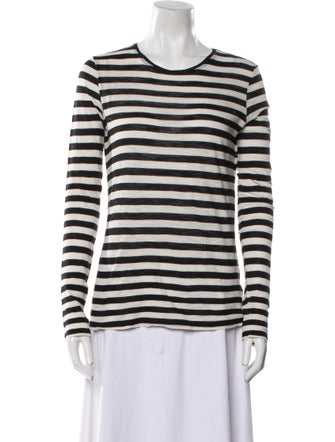 Proenza Schouler Striped Crew Neck T-Shirt