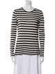 Proenza Schouler Striped Crew Neck T-Shirt
