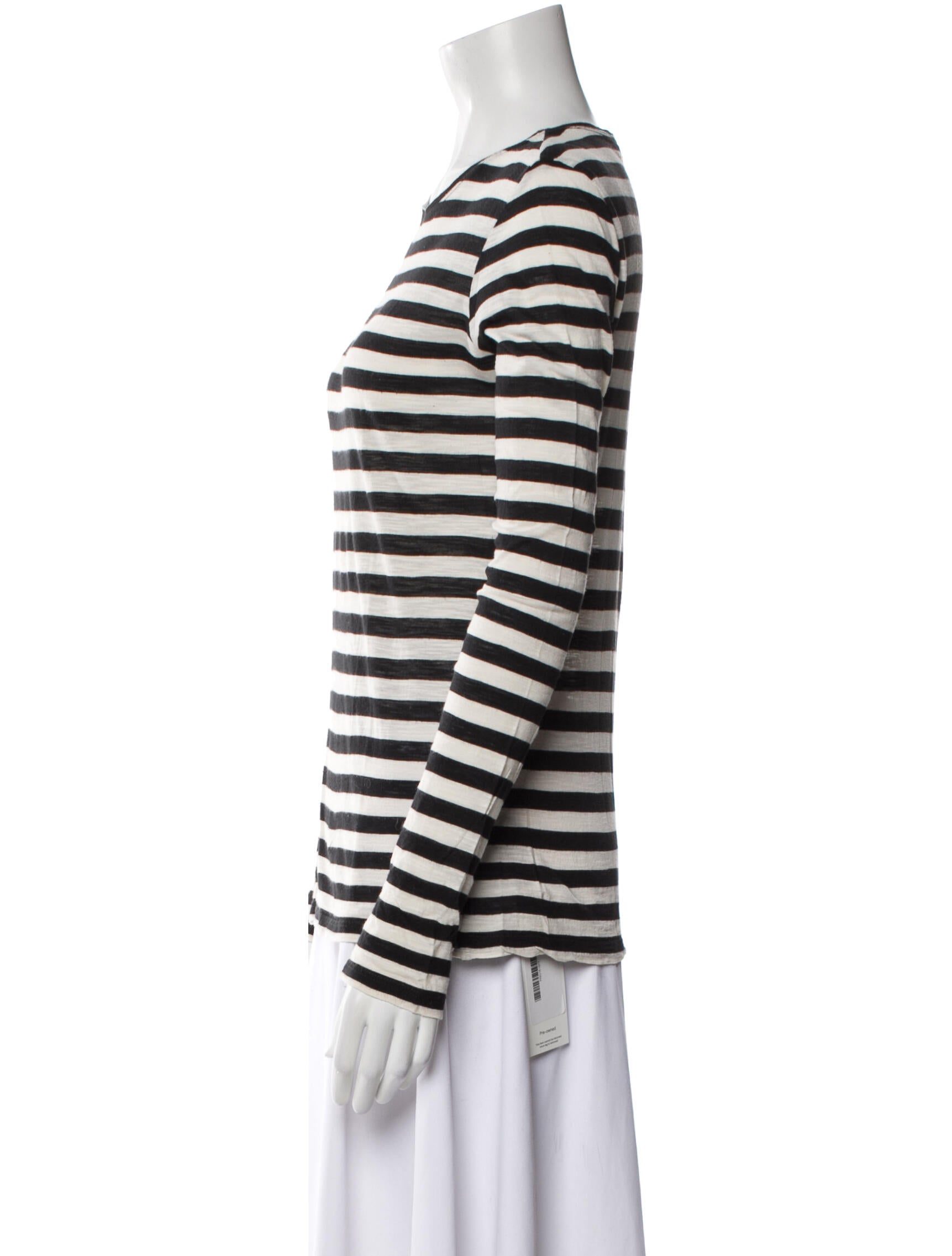Proenza Schouler Striped Crew Neck T-Shirt