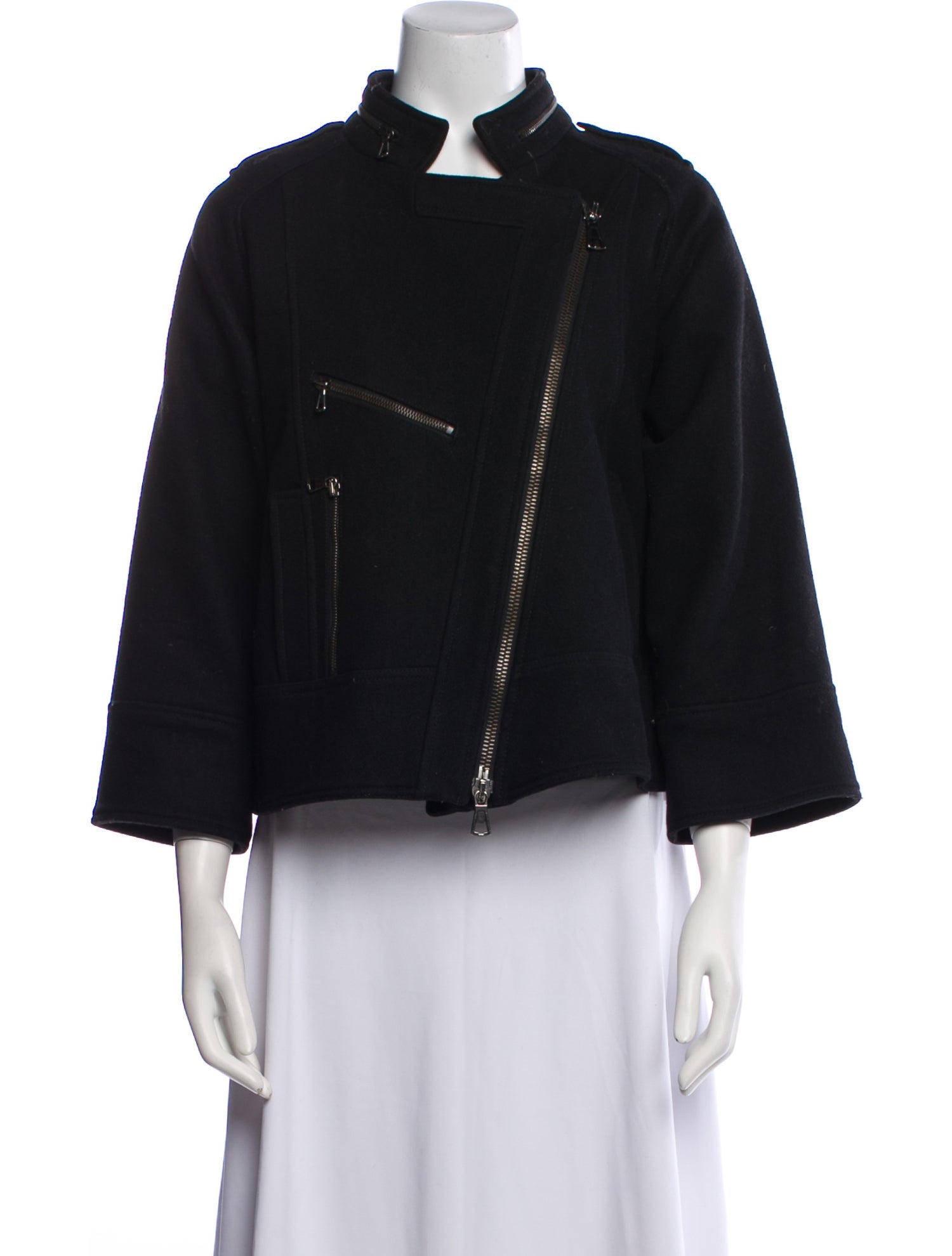 Proenza Schouler Wool Biker Jacket
