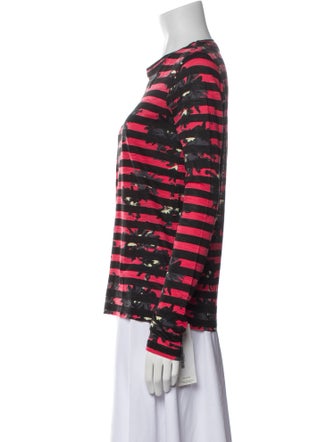 Proenza Schouler Striped Crew Neck Top