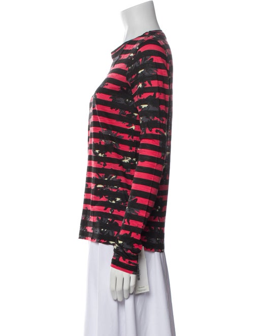 Proenza Schouler Striped Crew Neck Top